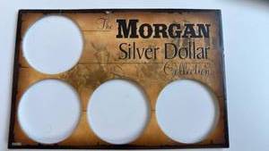 lot 535 image: Morgan Silver Dollar Display Board