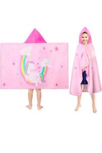 lot 75146 image: Kiddos Hooded Beach Bath Towel,Soft Absorbent Cotton Beach Towels 30x50 Wrap Bathrobe for Kiddos,3-10 for Toddlers