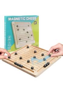 lot 75159 image: Magnet Game,Magnetic Chess Game,Table Top Magnetic Chess Fun Family Games for Kids and Adults,Magnetic Rocks Game Puzzle Toy Family Party Strategy Game for Boys and Girls
