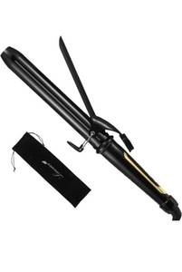 lot 75165 image: LANVIER 1.25 Inch Curling Iron, Extra Long Barrel 1 14 Inch Curling Iron for Long Hair up to 450F, Worldwide Dual Voltage Hair Curler for Traveling, Hair Waving Style Tool Black