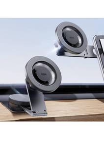 lot 75193 image: ESR for MagSafe Car Mount, Foldable DashboardTesla Magnetic Car Mount,Tesla Touchscreen Car Phone Holder Mount, Magnetic Phone Holder for Car, for iPhone 1615141312, Charging Not Supported, Grey