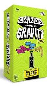 lot 75227 image: Cards Vs Gravity Pro Includes Travel Bag and Extra Cards  Fun Family Game for 2-8 Players, Best Holiday & Thanksgiving Game - Online Exclusive Version with Extra Cards