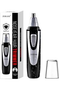 lot 75229 image: Ear and Nose Hair Trimmer Clipper - 2024 Professional Painless Eyebrow & Facial Hair Trimmer for Men Women,Battery-Operated Trimmer with IPX7 Waterproof,Dual Edge Blades for Easy Cleansing Black