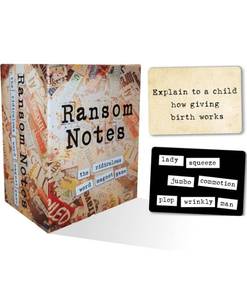 lot 75255 image: Ransom Notes - The Ridiculous Word Magnet Party Game, 3 Players