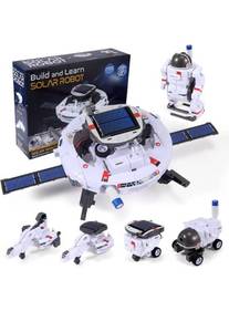 lot 75271 image: STEM Toys for Kids Ages 8-12, Solar Robot Science Kits Gifts for 8-14 Year Old Teen Boys Girls, 120Pcs Building Experiments for Teenage Ages 9 10 11 13