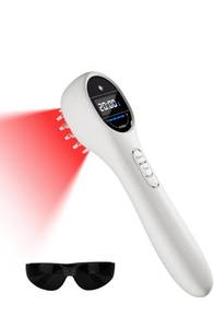 lot 75276 image: Red Light Comb, 650nm Near Infrared Light Device for Body Pain Relief, Timer Red Light Threapy for Joint, Head Muscle & Tissue