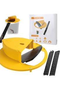 lot 75332 image: Mouse Trap Bucket Bucket Lid Mouse Trap, 5 Gallon Bucket Compatible,1 Pack Mouse Catching Tool, Trap Door Style, Multi Catch, Auto Reset, Indoor Outdoor