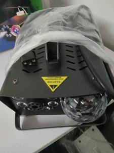 lot 75361 image: Smoke Machine, Fog Machine with Disco Ball Lights, 600W and 3000CFM with 13 Colorful LED Lights Effect, Wireless Remote Control, Suitable for Parties, Wedding, Halloween, and DJ Stage, Indoor