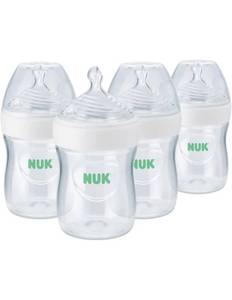 lot 75368 image: NUK Simply Natural Baby Bottle with SafeTemp, 5 oz, 4 Count