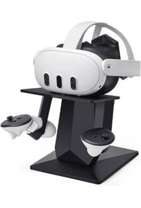 lot 75385 image: alcopanda VR Stand Accessories Compatible with Meta Quest 3Quest 2Quest 3S, Headset Display Holder and Controller Mount Station, with More Stable and Heavy Base