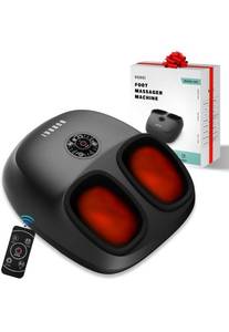 lot 75395 image: Foot Massager with Heat, Kneading, Rolling and Compression, Birthday Christmas Gifts for Women Men, Shiatsu Foot Massager Machine for Plantar Fasciitis and Neuropathy, Heated Foot Warmer, Fit Up to 12