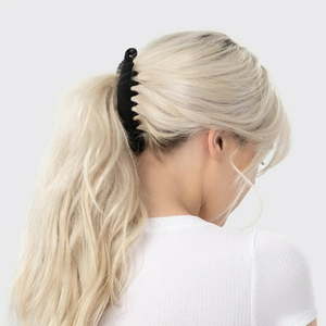 lot 75416 image: Banana Clip 2pc - Black Tort