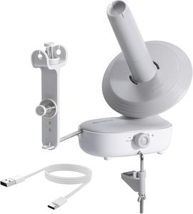 lot 75277 image: Etcokei Yarn Winder, Electric Yarn Ball Winder for Crocheting, Upgrade Dual-Spring Strong Tension 10oz Large Capacity, Stepless Speed Automatic Yarn Winder Wool Spinner Roller for Crochet Lovers(Grey)