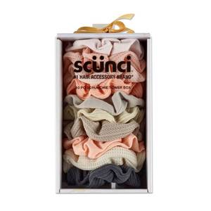 lot 3 image: scunci Scrunchie Tower Box Hair Elastic - Neutrals - 10ct