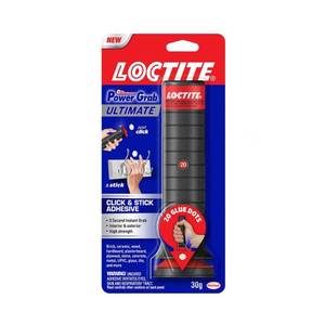 lot 19 image: Loctite Power Grab Ultimate Construction Adhesive Applicator Click and Stick 30 g Applicator