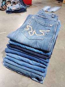 lot 45 image: Lot of 10 Pairs of Denim Jeans