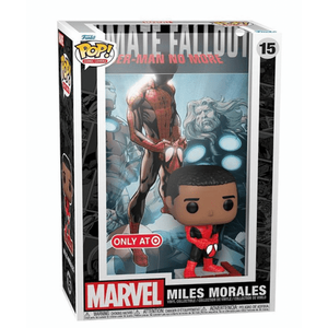 lot 304 image: Funko Pop Cover Art Disney SpiderMan Marvel Miles Morales Exclusive Vinyl
