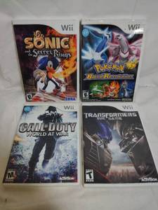 lot 326 image: WII Games UNTESTED