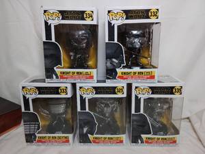 lot 346 image: THE KNIGHTS OF REN Funko Pop Lot