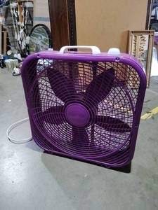 lot 364 image: Purple LASKO Floor Fan