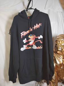 lot 502 image: 3XL Flaming Hot Cheetos Hoodie Black