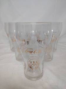 lot 515 image: 1976 Coca Cola Olympic Games Glass Set of 6
