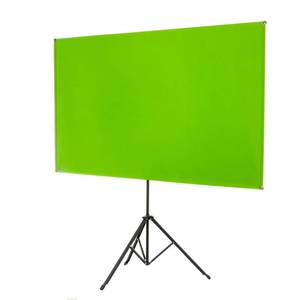 lot 552 image: Atrix Portable Green Screen with Tripod Stand - Retail $139.97