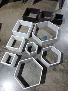 lot 575 image: Wood Wall Shelfs