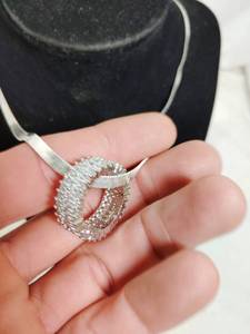 lot 590 image: Necklace with Beautiful Ring Bling Bling