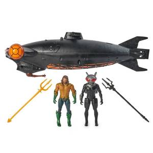 lot 74 image: DC Comics Aquaman vs Black Manta Battle Action Figure Playset