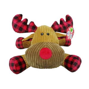 lot 563 image: Holiday Time Plush Giant Plush Red Deer Dog Toy