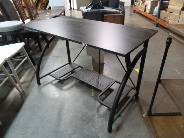lot 46 image: BLACK ORIGAMI DESK