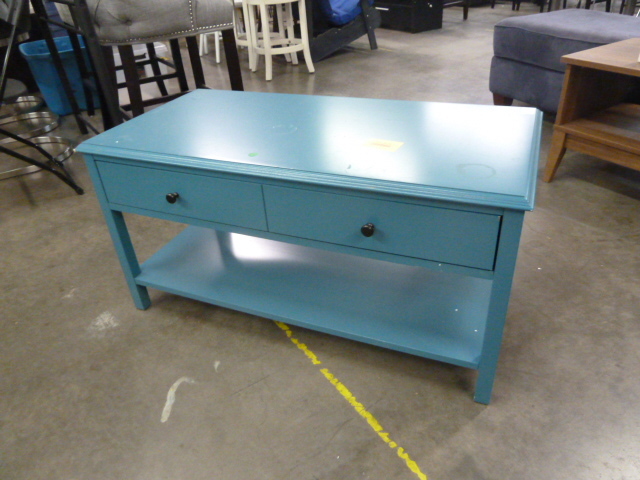 lot 12 image: TEAL COFFEE TABLE