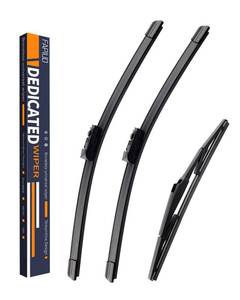 lot 2082 image: Replacement for Mazda CX-9,CX-5 2017 2018 2019 2020 Silent Wipers -FAPIUO Front and Rear Windshield Wipers 241814 Full Blade Set (3 Pack)
