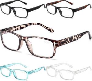 lot 2093 image: GAOYE 4 Pack Reading Glasses MenWomen, Eyeglasses, Blue Light Readers for MenWomen, Computer Eye Glasses, Cheaters