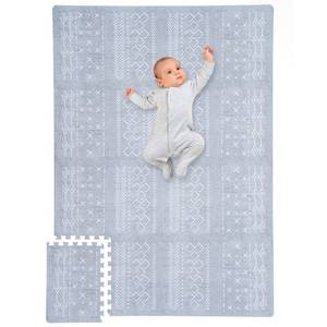 lot 2108 image: Stylish Baby Play Mat for Your Baby Boy or Girl - Large and Soft Floor Mat Creates A Safe Play Area for Little Ones - A Beautiful Playmat Made of Soft Foam Tiles Fits Nicely As A Kids Playroom Rug