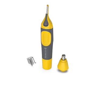 lot 2129 image: Remington Virtually Indestructible Nose, Ear &amp Brow Trimmer, Yellow, NE3871