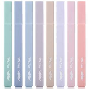 lot 2154 image: Mr. Pen- Aesthetic Highlighters, 8 pcs, Chisel Tip, Morandi Colors, No Bleed Bible Highlighter Pastel, Highlighters Assorted Colors, Pastel Highlighter Set, Cute Highlighters