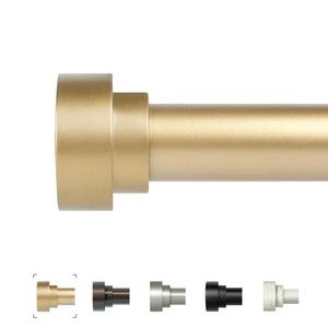 lot 2163 image: HEI DEAR Gold Curtain Rods 72 to 144 Inch(6-12FT),1 Inch Long Curtain Rod,Adjustable Heavy Duty Curtain Rods,Modern Decorative Drapery Rods,Telescoping Window Single Curtains Rods 36-150,Brass Gold