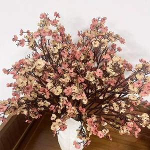lot 2166 image: WEISPARK Artificial Flowers 10 pcs Faux Babys Breath Silk Flower Fake Gypsophila Bulk Bouquet for Home Office Wedding Restaurant Centerpieces Christmas Party Decor