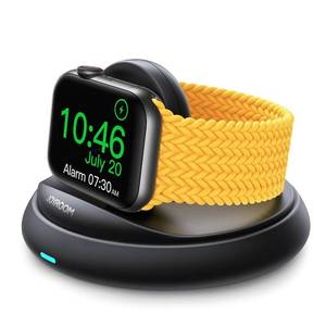 lot 2202 image: JOYROOM for Apple Watch Charger Stand,Portable Magnetic iwatch Charger with Cord, Foldable Fast Apple Watch Charging Stand for Apple Watch Series 1098765432,Ultra2,SE,Nightstand Mode,Black