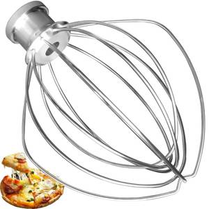 lot 2204 image: K45WW Stainless Steel Wire Whip for KitchenAid,Attachment for Kitchen aid 4.5 and 5-Quart Tilt-Head Stand Mixer