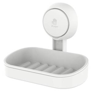 lot 2207 image: NO-Drilling Removable Bar Soap Sponge Holder for Bathroom Bathtub Kitchen Sink Waterproof Strong Vacuum Suction Adhesion