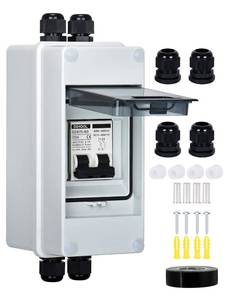 lot 2208 image: DIHOOL 20 Amp Circuit Breaker, PV Disconnect Switch, Small Breaker Box