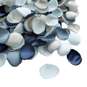 lot 2227 image: Lookein Dusty Blue Silk Rose Petals for Flower Girl Petals 300Pcs for Wedding Aisle Decorations