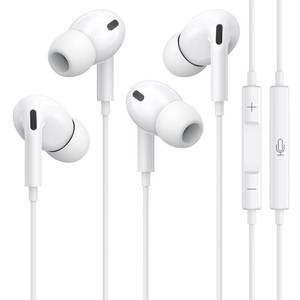 lot 2255 image: Alfu Earbuds for iPhone Headphones Wired Earphones Noise Isolating Headsets Corded Built-in Mic & Volume Control for iPhone 1413121187 Pro MaxXSE, All iOS System - 2 pack, White,02, Alfu-1