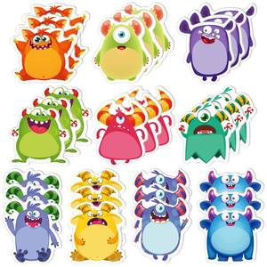 lot 2267 image: 600 Sheets 30 Pads Cartoon Monster Sticky Note Weird Spooky Sticky Notepad Kawaii Cartoon Memo Pad Funny Monster Cute Sticky Notes for Kids Office School Party Favors Student Classroom Rewards Gifts