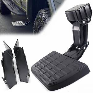 lot 2287 image: 75413-01A Truck Side Step Retractable Step Compatible with 2017 2018 2019 2020 2021 2022 Ford F250 F350 Super Duty Bed Step Retractable - Retail $181.73