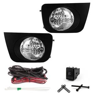 lot 2288 image: 4Runner Fog Light 2006 2007-2009 - RP Remarkable Power, Fog Lights for 2006 2007 2008 2009 4Runner Front Pair Drivinh Fog Lamps Bumper Lamps w 9006 12V 51 Bulbs Clear Kit Wiring Harness& Switch