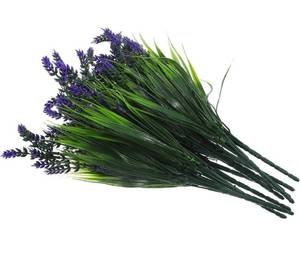 lot 2314 image: PRETYZOOM 22pcs Artificial Artificial Flowers Ornament Decor Flower Adorn Picks Faux Flowers Fake Manual Accessories Iron Wire Office Purple
